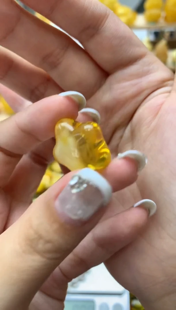 琥珀未镶嵌珠宝奇石048琥珀蜜蜡微瑕
