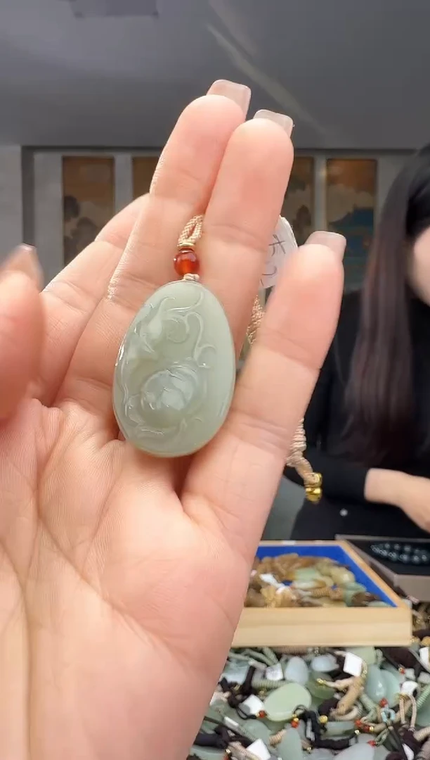 颈饰未镶嵌和田玉拍一发一多样性发货