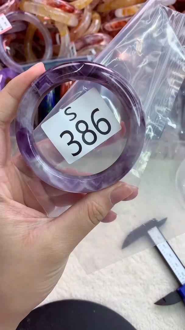 未镶嵌手镯水晶S386-56