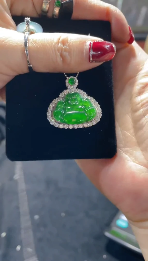 【闪购商品】定制翡翠未镶嵌天然A货翡翠假一罚四（多样性）