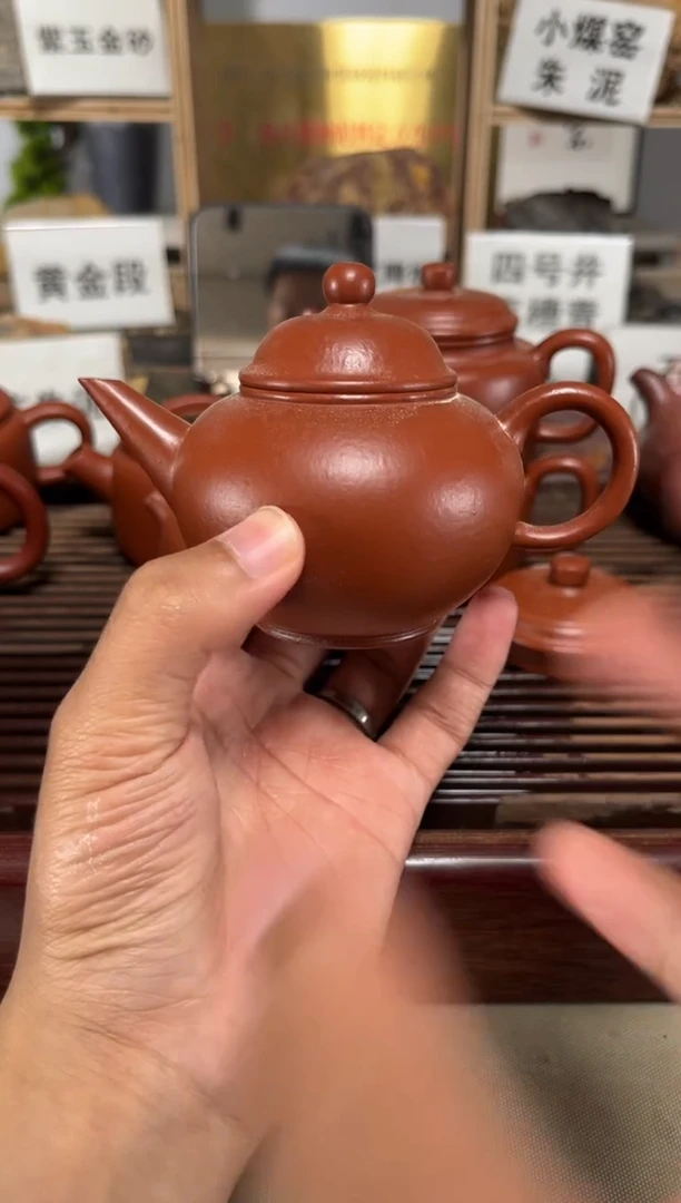 茶壶紫砂朱泥大红袍珍宝水平