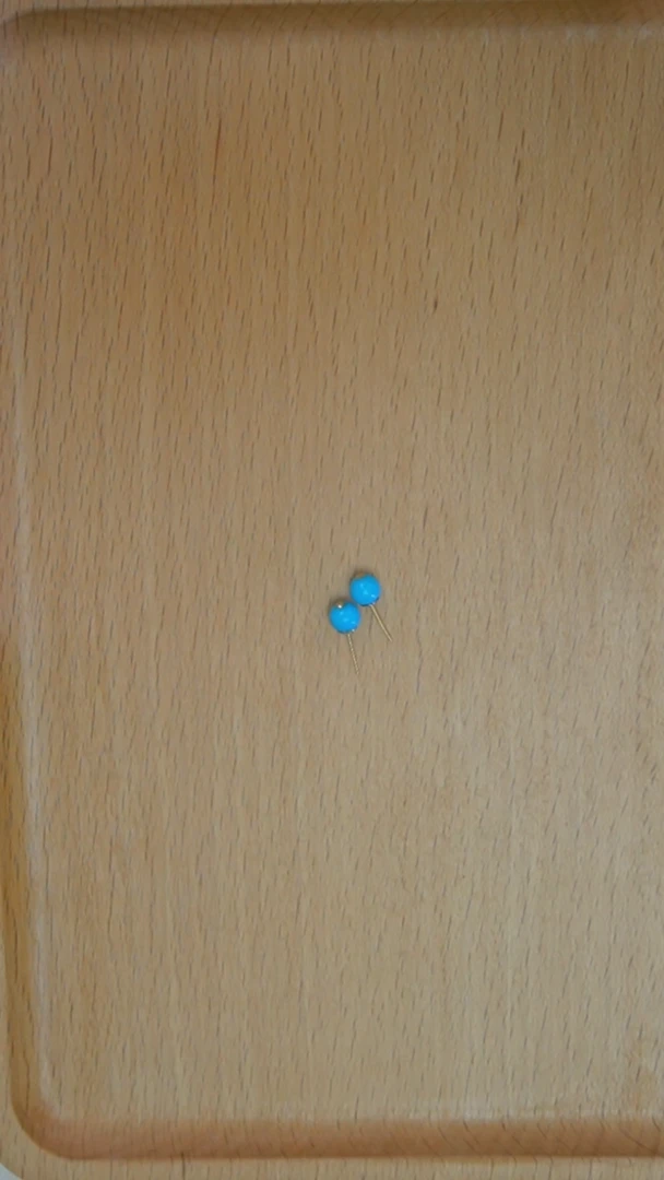 未镶嵌绿松石耳钉发货一件