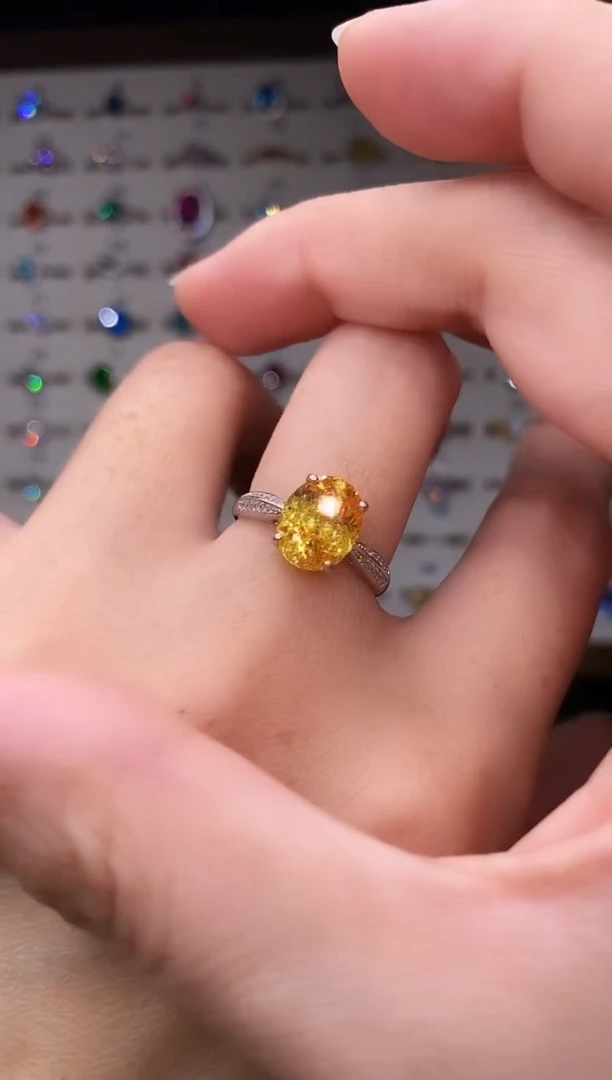 5克拉碧玺（处理）欧美风戒指