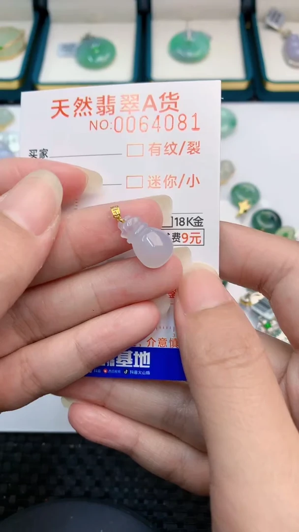 【闪购商品】翡翠颈饰18K金镶嵌            8