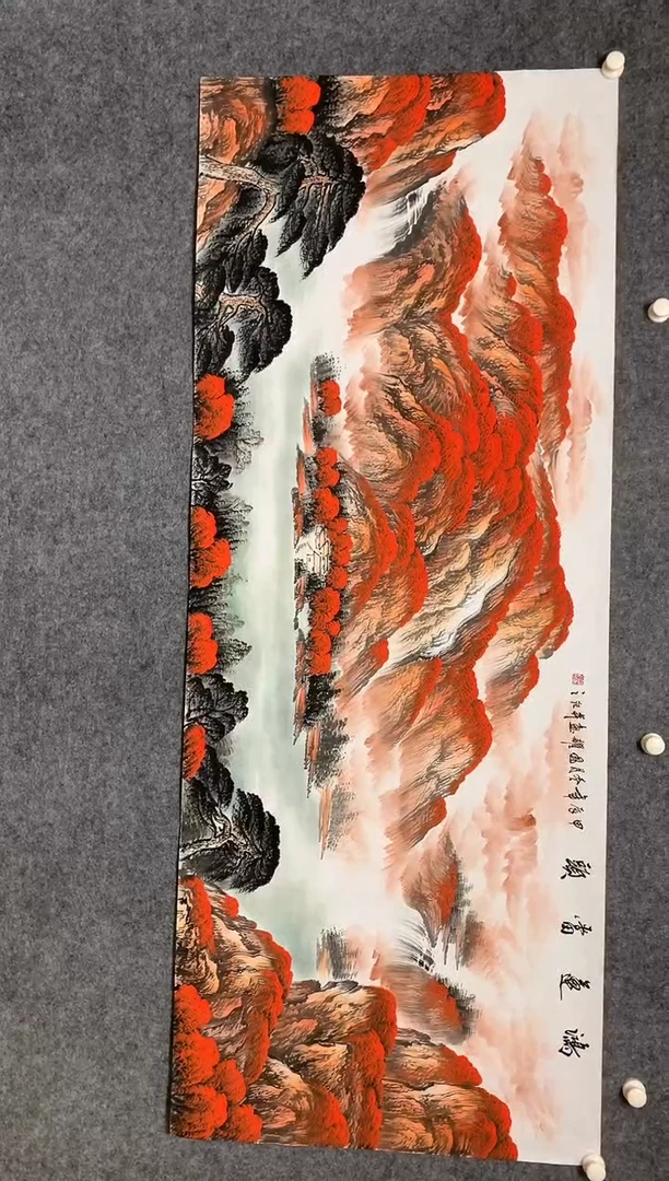 横款鸿运当头尺寸180*70