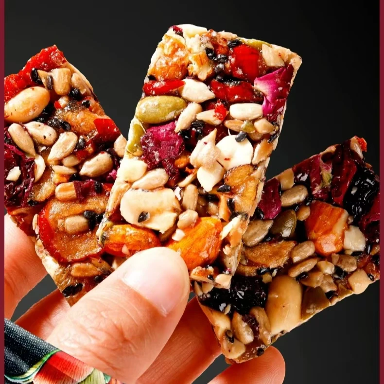 八宝手工玫瑰切糕205g核桃巴旦木坚果营养传统糕点心零食品