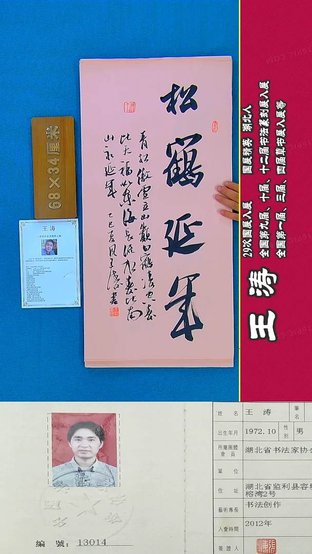 书法70R王涛书法作品