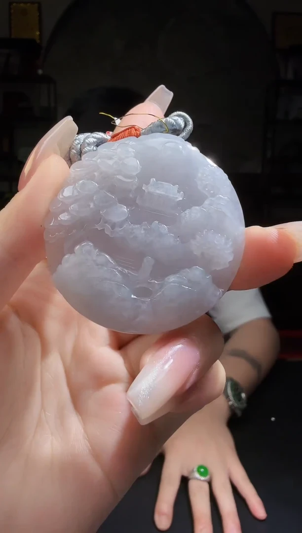 翡翠未镶嵌吊坠(不含链)g27