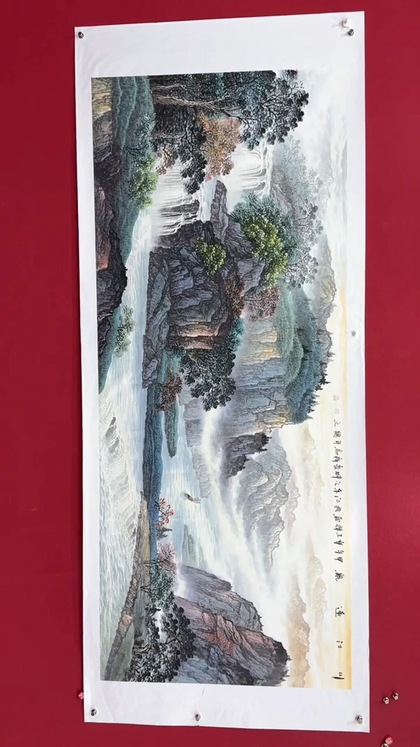 国画国画绘画山水花鸟