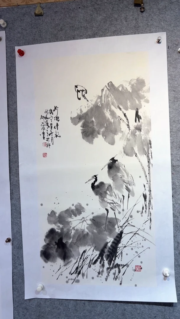国画澹*张自学水墨国画47