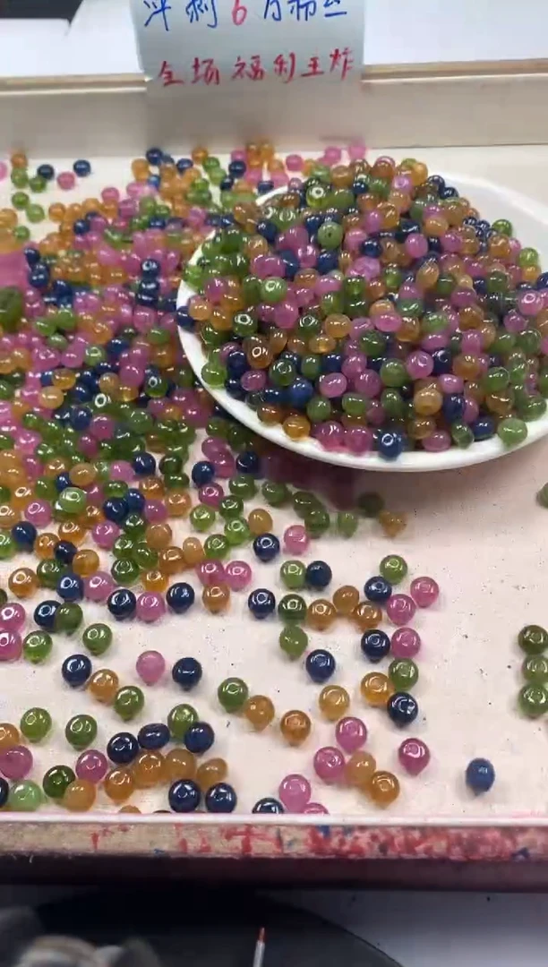 【闪购商品】碧玺颈饰未镶嵌w2099碧*玺算盘6*3mm*30颗