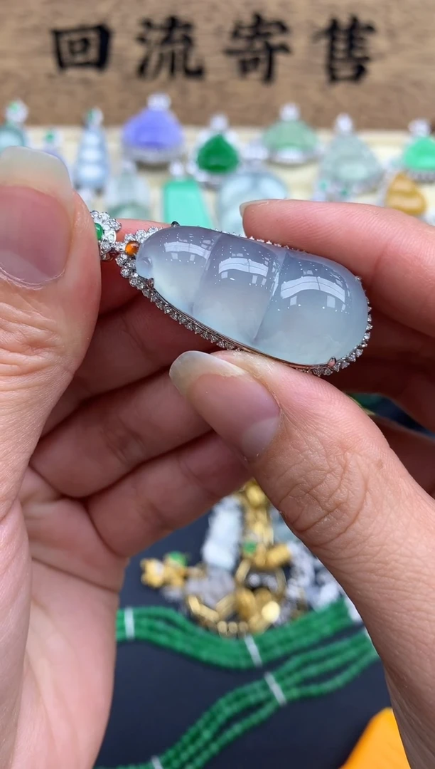 【闪购商品】翡翠颈饰18K金镶嵌671-中国好珍宝