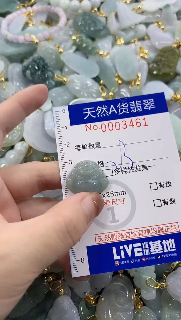 颈饰未镶嵌翡翠天然A货翡翠