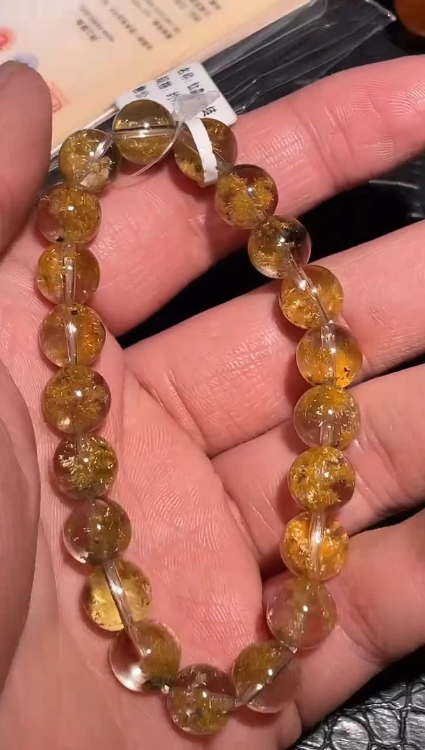 未镶嵌手链水晶单圈钛晶花A9