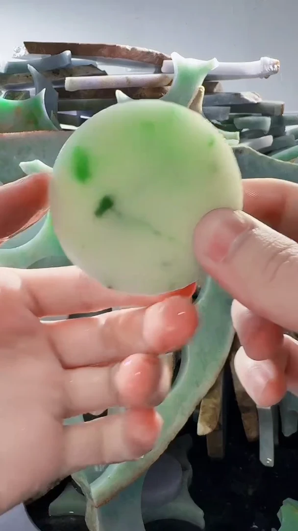 裸石翡翠缅甸翡翠A货文1070