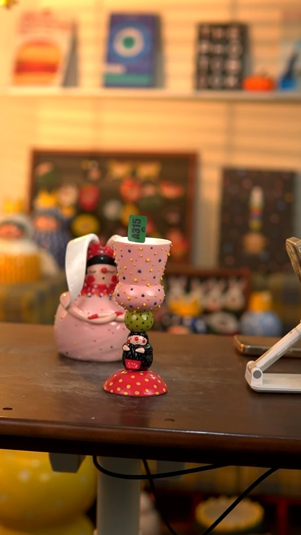 .315喜上陶社星球高脚杯子