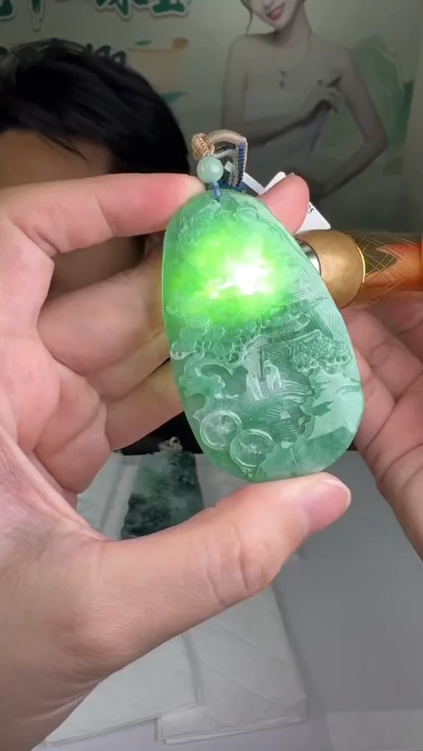 颈饰未镶嵌翡翠翡翠多样性发其一