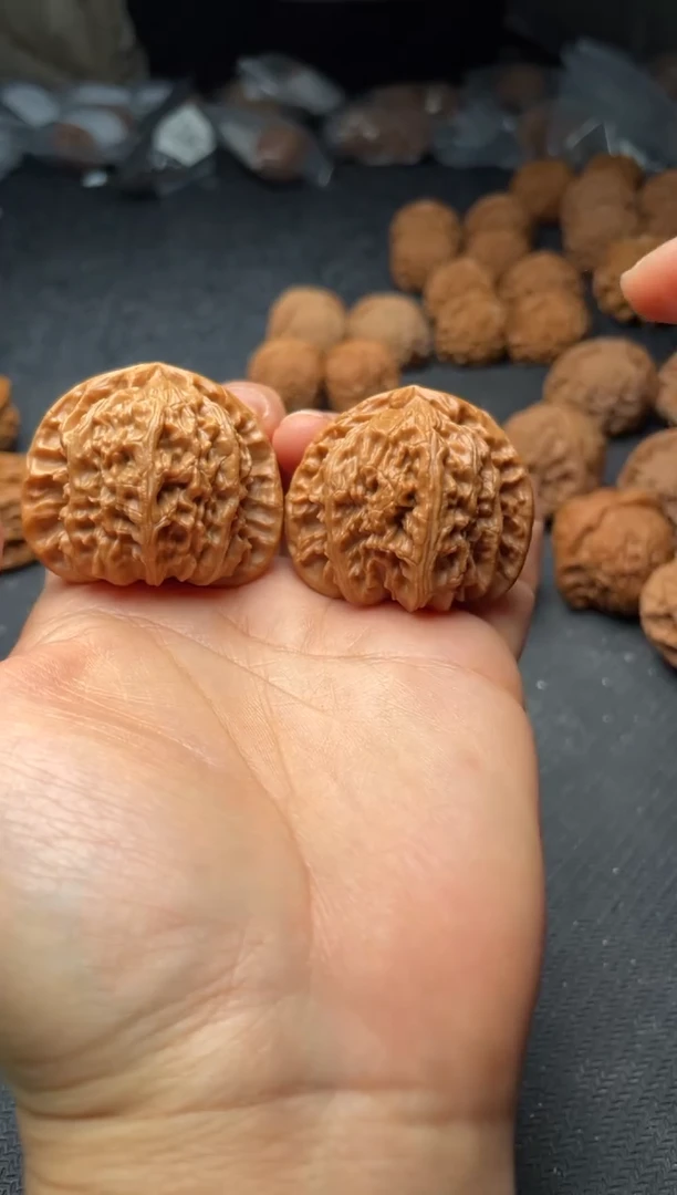 把件文玩核桃w156   白狮子 40尺