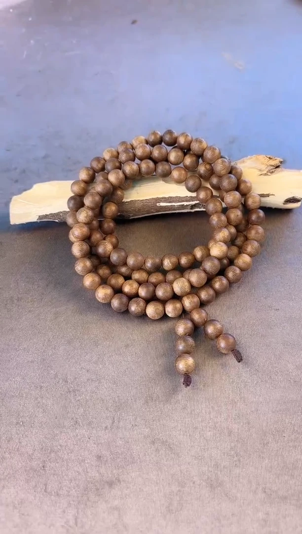 沉香沉香碎屑富森红土10圆珠多圈沉78克+多样性发一