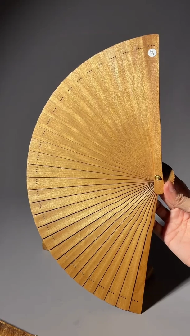 其他楠木（金丝楠）卧****觉号21cm小叶桢楠扇子989