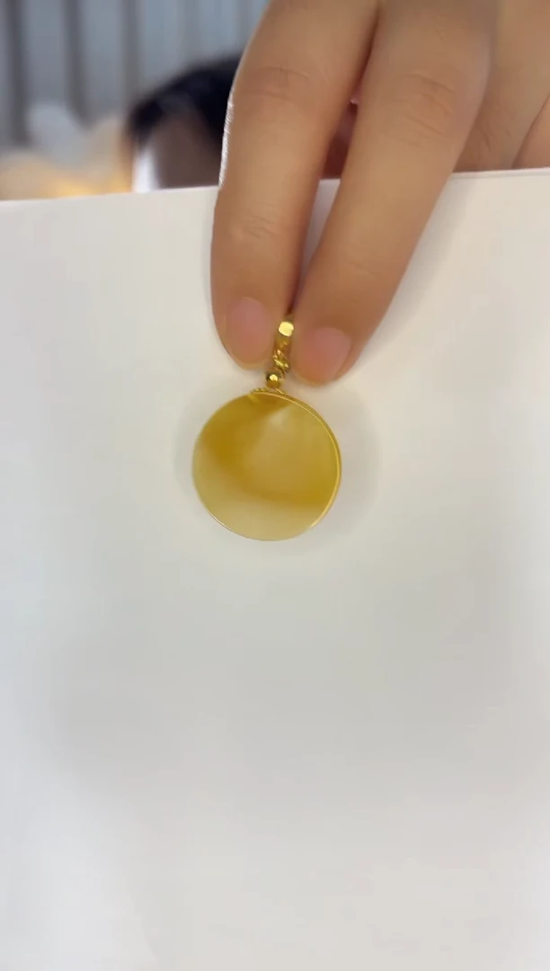 蜜蜡颈饰未镶嵌蜜蜡精品吊装
