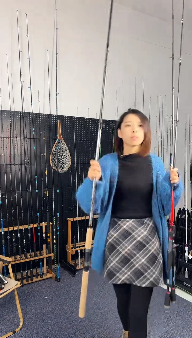 2.4m碳素银甲2.4米直柄（瑕疵尾货竿，没有售后，介意勿拍）