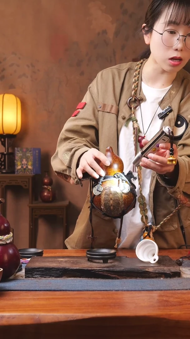 【闪购商品】288号精品大漆葫芦防腐防渗装水茶酒