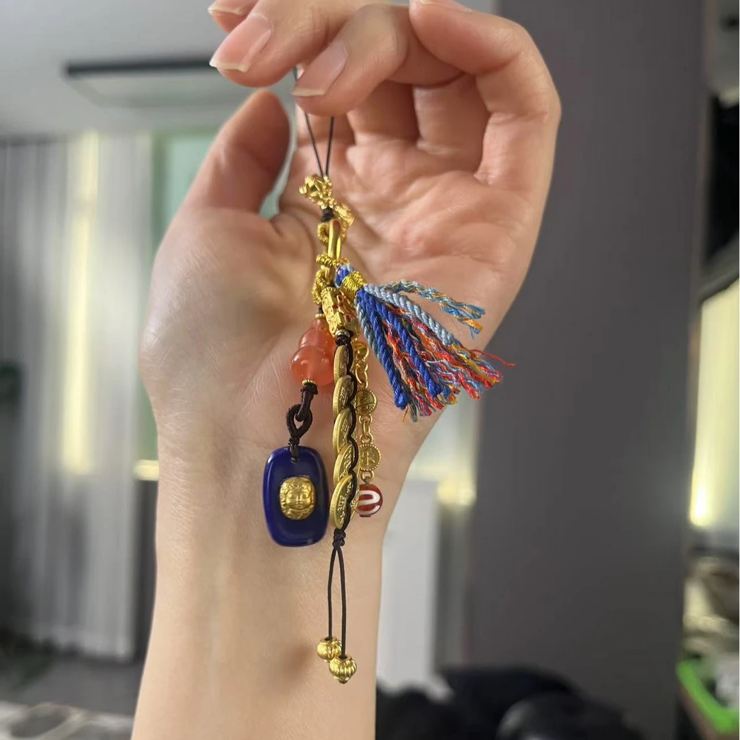 天然青金石挂件设计款