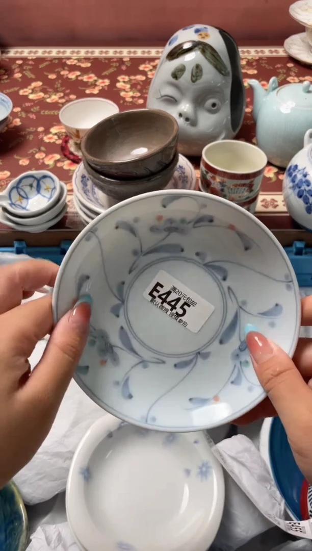 瓷片小*九瓷器瓷器E445