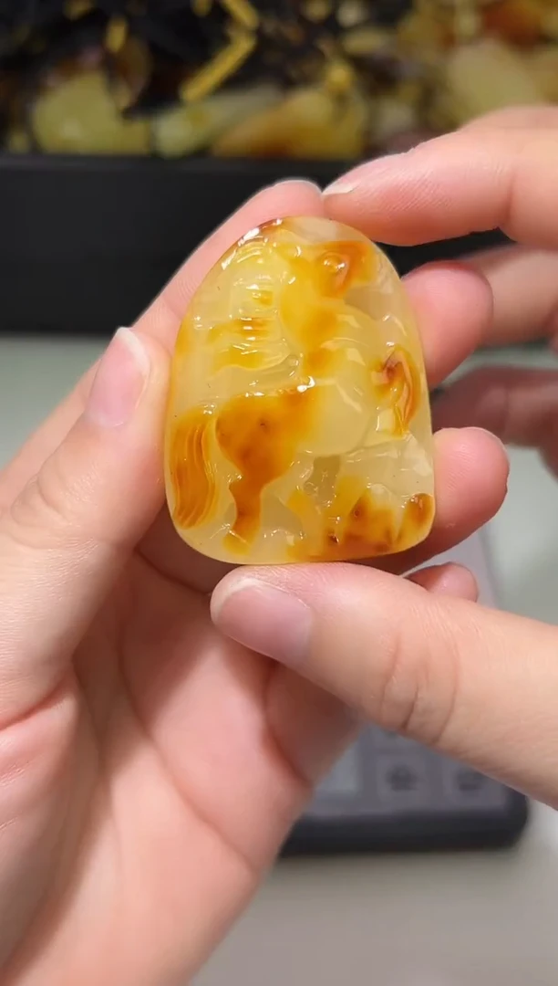 裸石琥珀未镶嵌琥珀蜜蜡吊坠