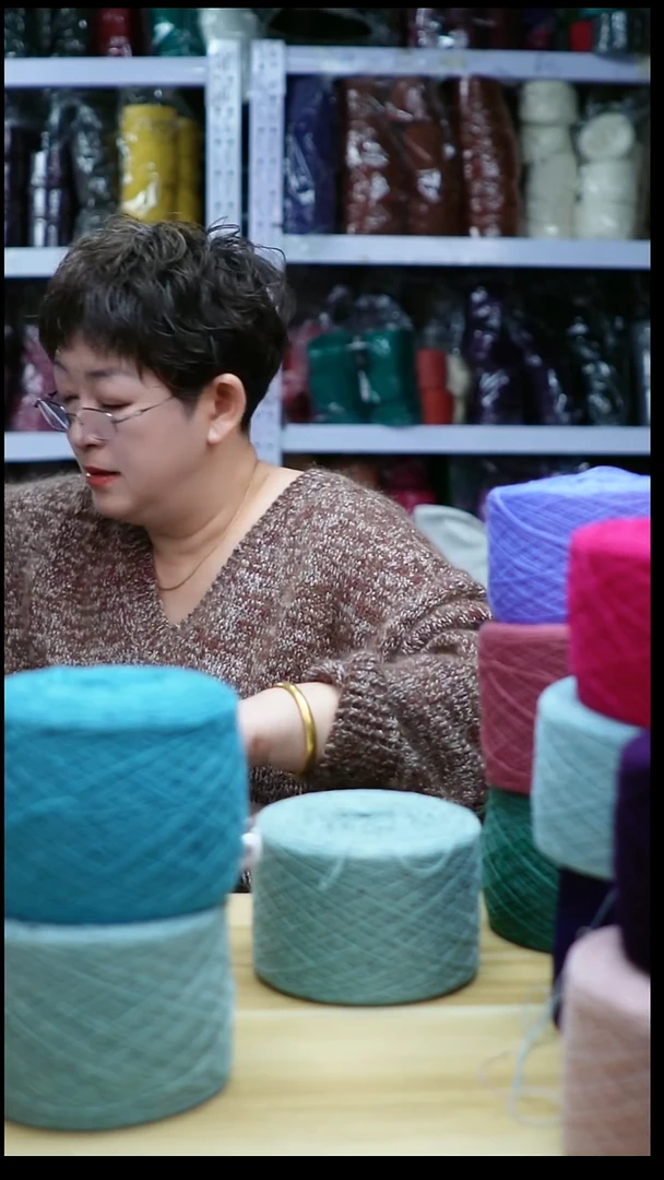 羊绒欢姐编织E266