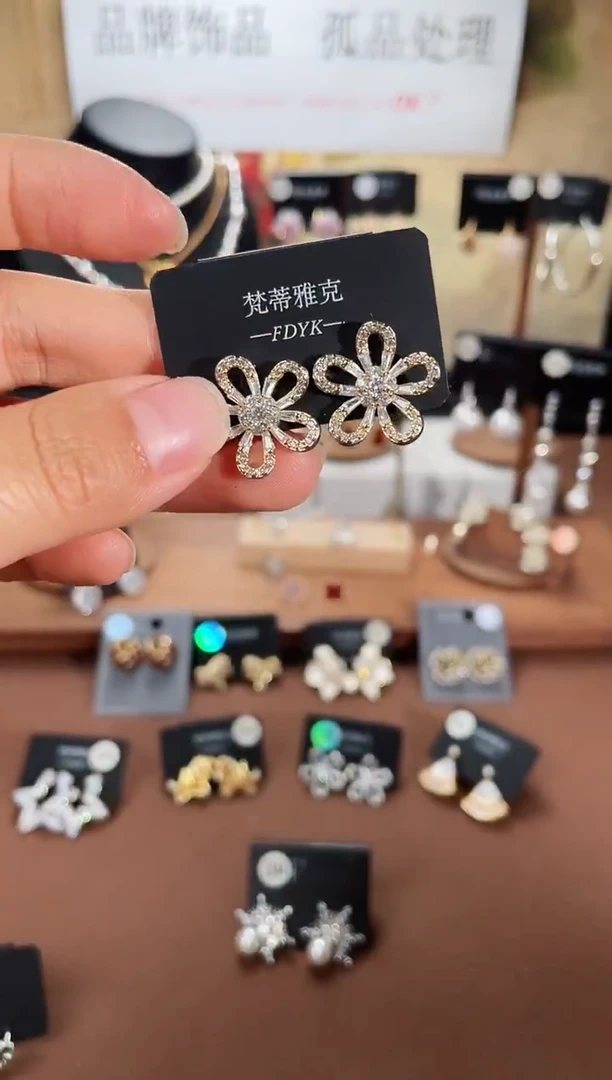 合金925银锆石梵1211