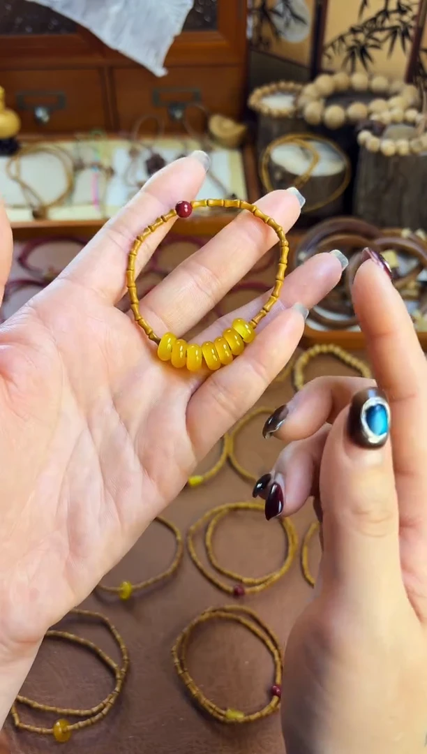 手串桃核竹节七宝砂砂