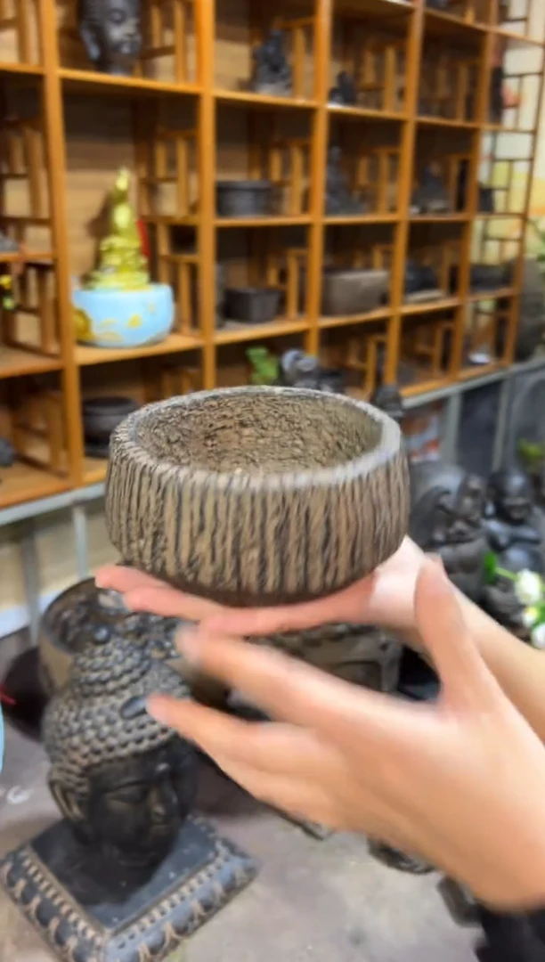 陶土【火山泥】小石钵