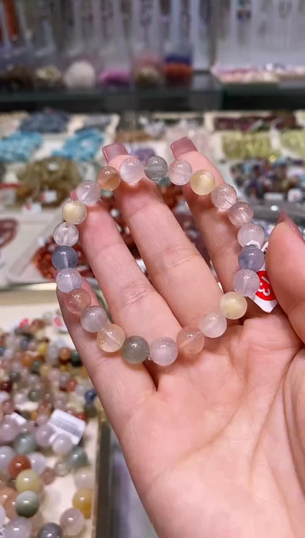 未镶嵌手链水晶多样性发其一兔毛8+