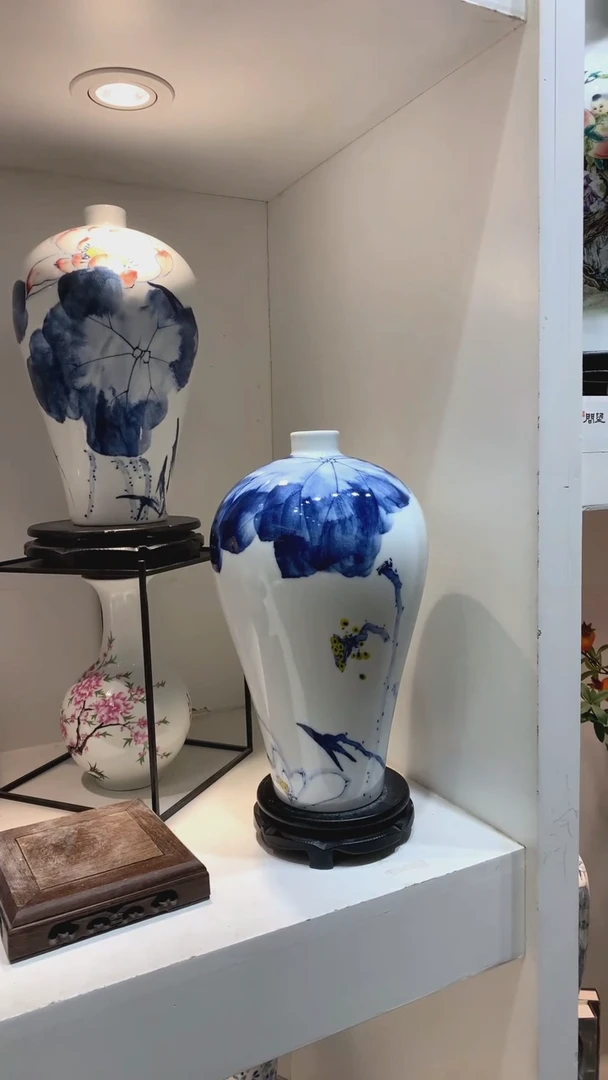 【闪购商品】景德镇陶瓷花瓶摆件1