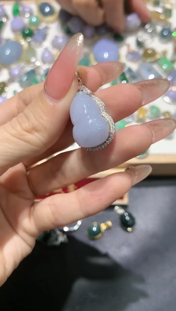 【闪购商品】翡翠吊坠(不含链)银S925镶嵌团购50