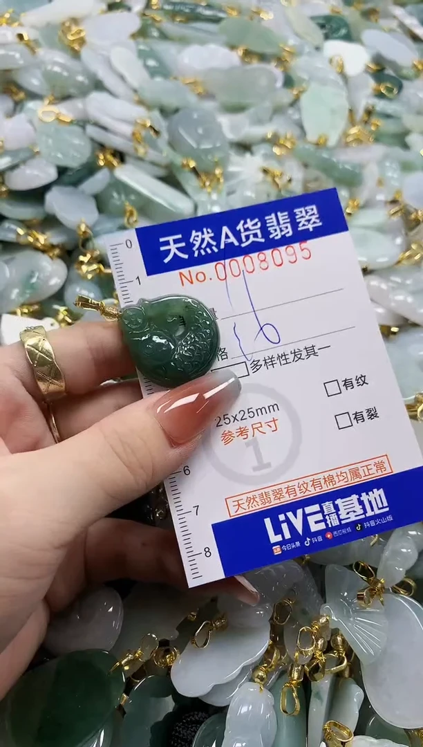 颈饰未镶嵌翡翠天然A货翡翠