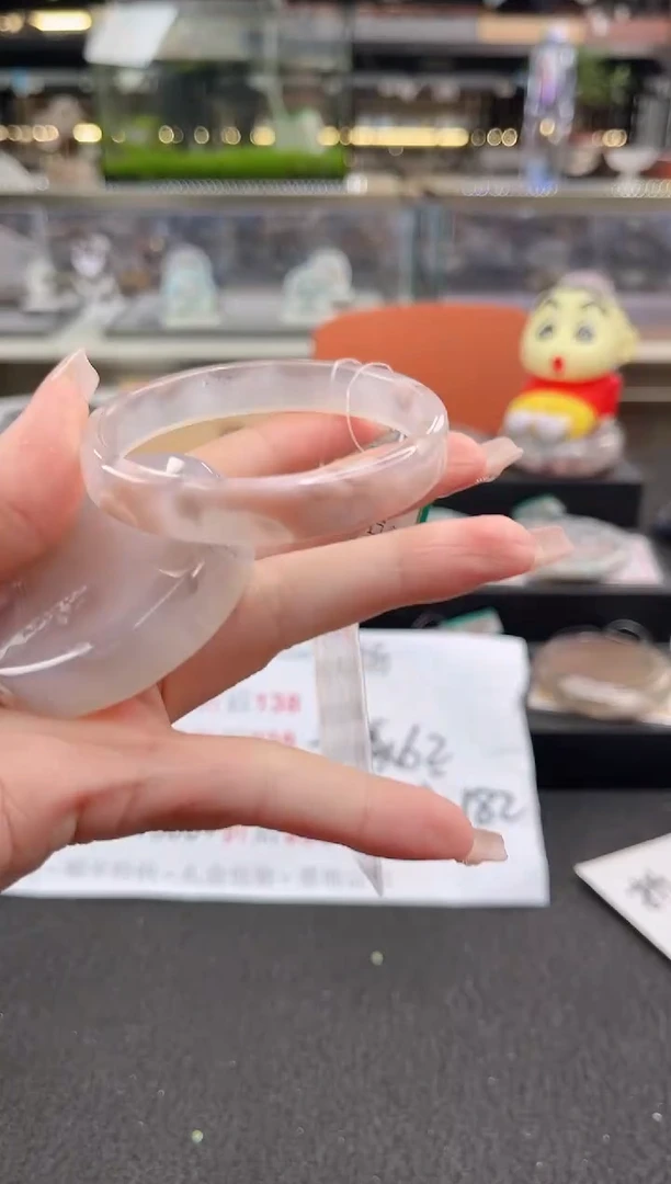 未镶嵌手镯石英质玉54圈口（赠品镯心）6354889