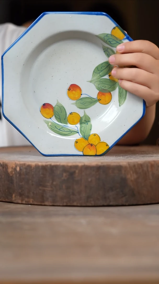 瓷片景德镇高温釉下彩（食品级）