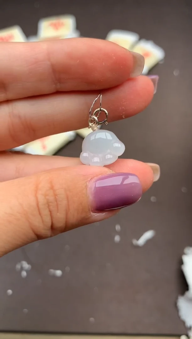 翡翠挂件银S925镶嵌 一福利