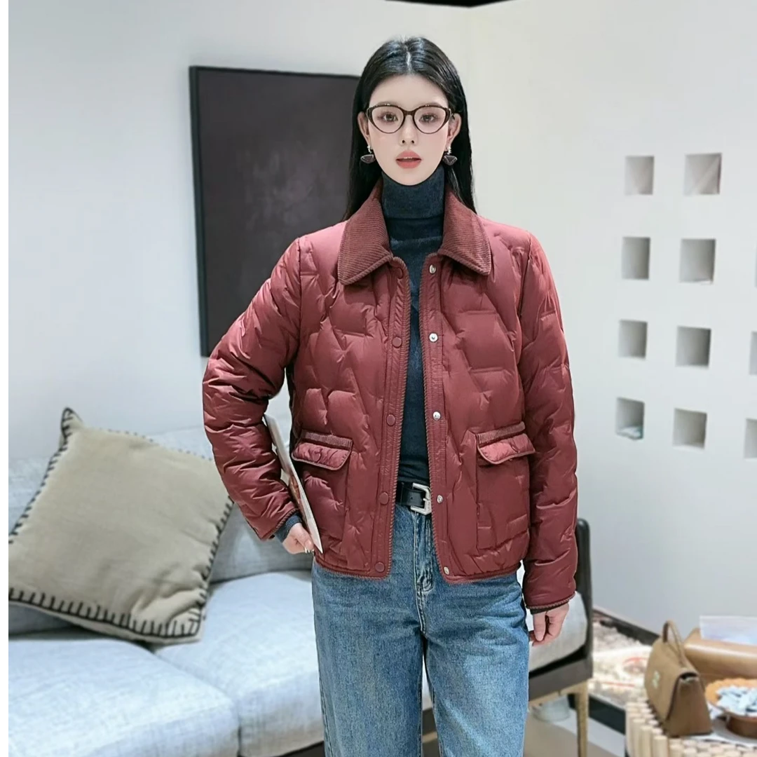 保暖女短款冬季中国风羽绒服百搭休闲秋冬女士