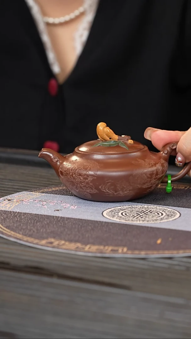 【闪购商品】紫砂茶壶JLQ 紫泥  佛手