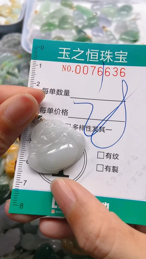 翡翠未镶嵌颈饰闪购0076636