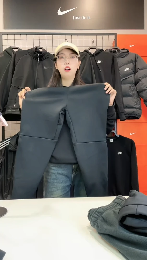 2123 华夫格子长裤L码130-150斤 不退换