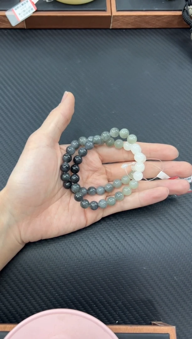 【闪购商品】和田玉手串未镶嵌若羌卡8手串多样性发货拍一发一