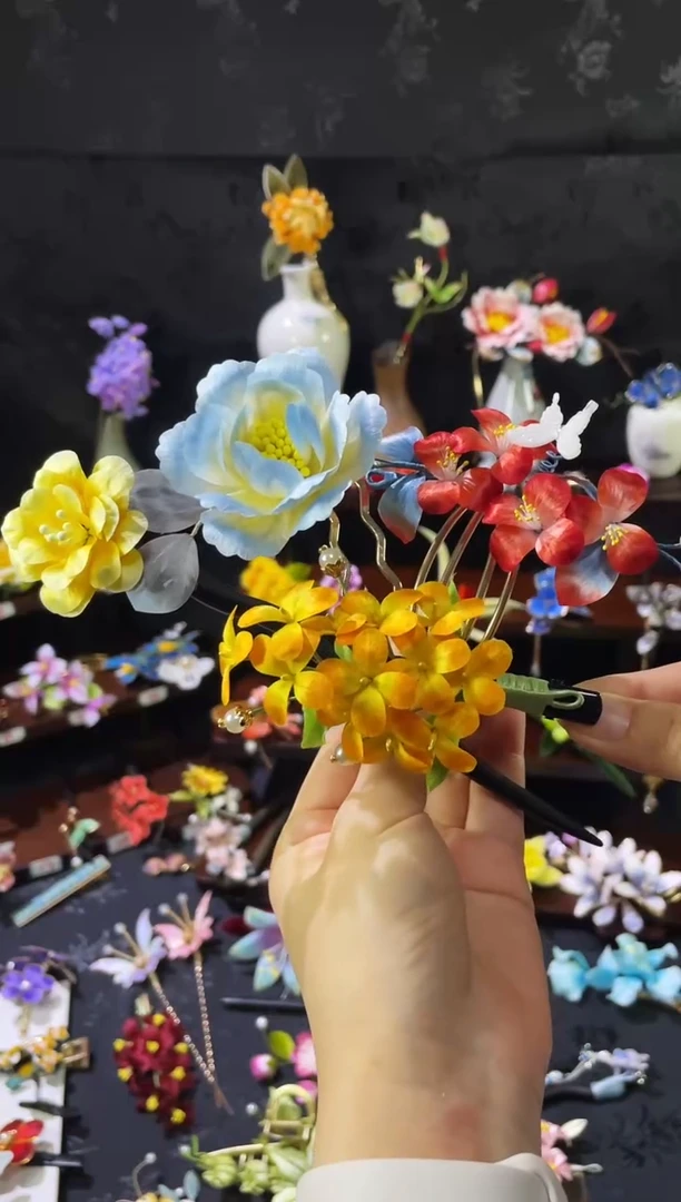 万饰儒亿非遗绒花