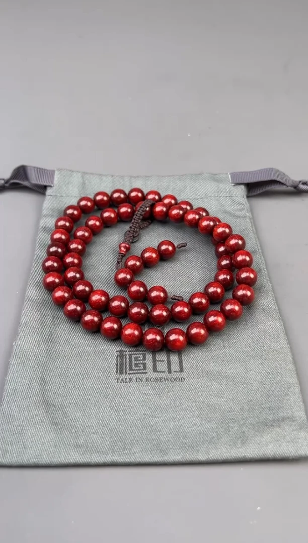 檀香紫檀（小叶紫檀）手串/手链印度小叶紫檀 1.0x54