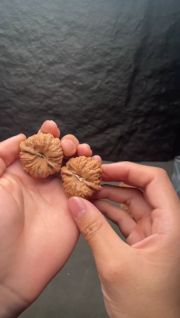 吊坠文玩核桃122615凹底