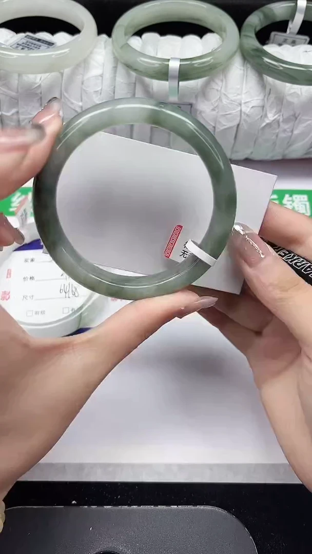 未镶嵌手镯石英质玉387-59/60
